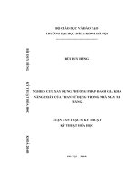 Nghiên cứu xây dựng phương pháp đánh giá khả năng cháy của than sử dụng trong nhà máy xi măng