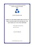 Nghiên cứu tổng hợp graphit tróc nở mang từ tính và đánh giá khả năng hấp phụ dầu, ứng dụng trong xử lý dầu tràn trên biển