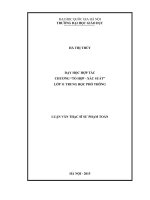 (Luận văn thạc sĩ) dạy học hợp tác chương tổ hợp   xác suất lớp 11 trung học phổ thông   