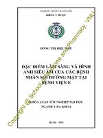(Luận văn thạc sĩ) đặc điểm lâm sàng và hình ảnh siêu âm của các bệnh nhân sỏi đường mật tại bệnh viện e001 