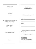 (Luận văn thạc sĩ) nguyên tắc bảo đảm quyền bào chữa của người bị tạm giữ, bị can, bị cáo  