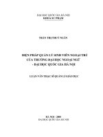 (Luận văn thạc sĩ) biện pháp quản lý sinh viên ngoại trú của trường đại học ngoại ngữ   đại học quốc gia hà nội 