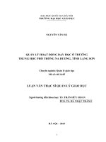 (Luận văn thạc sĩ) quản lý hoạt động dạy học ở trường trung học phổ thông na dương, tỉnh lạng sơn  luận văn ths  giáo dục hoc  60 14 05 