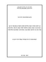 (Luận văn thạc sĩ) quản trị hoạt động bồi dưỡng học sinh giỏi tại trường trung học phổ thông khoa học giáo dục, trường đại học giáo dục, đại học quốc gia hà nội  