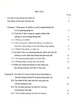 (Luận án tiến sĩ) nghiên cứu quy trình lọc bụi khí và dùng thực vật chỉ thị để khảo sát biến động phóng xạ mức thấp của lớp không khí gần mặt đất  