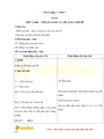 Giáo án lớp 3 tuần 1 năm học 2019-2020 (2 cột)