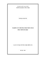 (Luận văn thạc sĩ) nghiên cứu phương pháp phân tích phần mềm mã độc 
