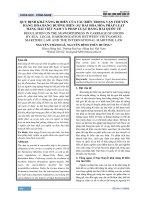 Quy định khả năng đi biển của tàu biển trong vận chuyển hàng hóa bằng đường biển: Sự hài hòa hóa pháp luật hàng hải Việt Nam và pháp luật hàng hải quốc tế