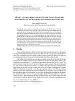 Tổ chức các hoạt động giáo dục kĩ năng giao tiếp cho học sinh khuyết tật trí tuệ thông qua môn đạo đức ở tiểu học