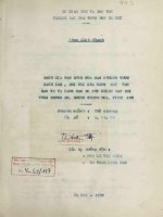 (Luận án tiến sĩ) đánh giá tác dụng của các phương thức canh tác đối với khả năng cải tạo, bảo vệ và nâng cao độ phì nhiêu đất đồi vùng trung du, huyện thanh hoà vĩnh phú luận án PTS  