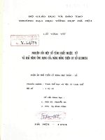 (Luận án tiến sĩ) nghiên cứu một số tính chất nhiệt, từ và khả năng ứng dụng của màng mỏng trên cơ sở BISMUTH luận án PTS  vật lý1 02 16 