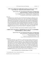 Chế tạo và khảo sát tính chất quang của quả cầu nano Gd2O3 pha Eu3+ nhằm ứng dụng trong y sinh