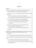 (Luận văn thạc sĩ) giải pháp tiết kiệm năng lượng cho mạng cảm nhận không dây và thử nghiệm với vi điều khiển CC1010  luận văn ths  công nghệ thông tin 2 07 00001 