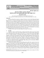 Quản lí thực tập sư phạm trong đào tạo giáo viên tiểu học hiện nay