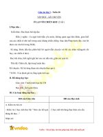 Giáo án lớp 3 tuần 20 năm học 2019-2020