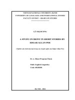 (Luận văn thạc sĩ) a study on irony in short stories by edgar allan poe 