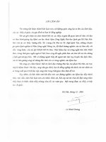 (Luận văn thạc sĩ) một phương pháp nhận dạng văn bản tiếng việt  nghiên cứu các phép xử lý và nhận dạng văn bản, ứng dụng mô hình markov ẩn trong nhận dạng cấu trúc chữ việt 