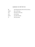 (Luận án tiến sĩ) nghiên cứu khả năng hấp thụ một số kim loại nặng trong đất của cỏ vetiver và đánh giá hiệu quả cải tạo đất ô nhiễm  