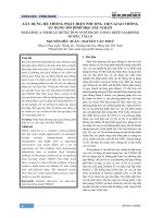 Xây dựng hệ thống phát hiện phương tiện giao thông sử dụng mô hình học sâu YOLO3