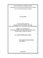 (Luận văn thạc sĩ) an action reading strategy instruction for 11th grade students at an duong vuong high school 