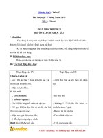 Giáo án lớp 3 tuần 27 năm học 2019-2020