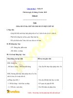 Giáo án lớp 3 tuần 15 năm học 2019-2020