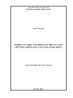 (Luận văn thạc sĩ) nghiên cứu hiệu ứng động lực học của gió lên công trình giàn cao tần có hư hỏng 