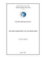 (Luận văn thạc sĩ) kỹ thuật kiểm thử các ứng dụng web  luận văn ths  công nghệ thông tin  60 48 05 