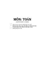 Môn toán   bộ đề tổng ôn THPT quốc gia 2019 môn toán