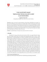 “Con người bất hạnh” trong kinh thánh của một người (Cao Hành Kiện)