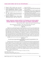 Thực trạng chăn nuôi và vệ sinh an toàn thực phẩm trong chăn nuôi lợn tại tỉnh Lâm Đồng