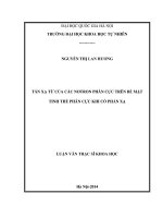 (Luận văn thạc sĩ) tán xạ từ của các nơtron phân cực trên bề mặt  tinh thể phân cực khi có phản xạ 