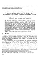 Nâng cao năng lực công tác xã hội cho đội ngũ cán bộ bảo vệ trẻ em về phòng ngừa và trợ giúp trẻ bị xâm hại tình dục (nghiên cứu tại tỉnh Bắc Kạn, Việt Nam)