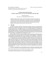 Sử dụng trò chơi ngôn ngữ để phát triển năng lực sáng tạo cho học sinh tiểu học