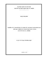 (Luận văn thạc sĩ) nghiên cứu ảnh hưởng của một số loại hạt nano kim loại đến quá trình nảy mầm ở hạt đậu tương (glycine max (l ) merr) 