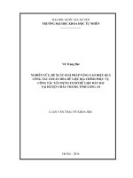 (Luận văn thạc sĩ) nghiên cứu, đề xuất giải pháp nâng cao hiệu quả công tác chuẩn hóa dữ liệu địa chính phục vụ công tác xây dựng cơ sở dữ liệu đất đai tại huyện châu thành, tỉnh long an 