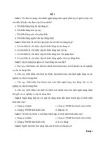 ĐỀ THI LUẬT TCTD, ĐỀ THI CÔNG CHỨC LUẬT TCTD, ĐỀ THI KẾT THÚC MÔN LUẬT TCTD