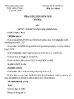 Ke hoach day hoc mon tin hoc theo CV 3280