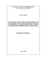 (Luận văn thạc sĩ) factors affecting intention to subscribe SVOD in vietnam 