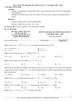 Đề cương ôn thi học kì 1 toán 12 năm 2020 – 2021 trường THPT việt đức – hà nội 