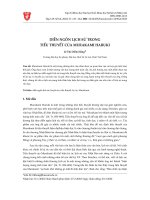 Diễn ngôn lịch sử trong tiểu thuyết của Murakami Haruki