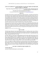 Năng suất sinh sản và sinh trưởng của đàn hạt nhân lợn mẹo thế hệ xuất phát và thế hệ I