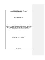 (Luận văn thạc sĩ) nghiên cứu xác định một số chất tạo ngọt trong mẫu thực phẩm bằng phương pháp điện di mao quản sử dụng detector đo độ dẫn không tiếp xúc 
