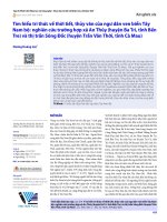 Tìm hiểu tri thức về thời tiết, thủy văn của ngư dân ven biển Tây Nam Bộ: Nghiên cứu trường hợp xã An Thủy (huyện Ba Tri, tỉnh Bến Tre) và thị trấn Sông Đốc (huyện Trần Văn Thời,