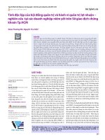 Tính độc lập của hội đồng quản trị và hành vi quản trị lợi nhuận – Nghiên cứu tại các doanh nghiệp niêm yết trên Sở giao dịch chứng khoán Tp.HCM