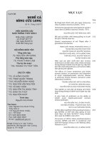 Tạp chí Nghề cá sông Cửu Long: Số 10/2017