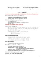 ĐỀ CƯƠNG ôn tập học kì 1 TIN 11