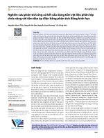 Nghiên cứu phân tích ứng xử kết cấu dạng tấm vật liệu phân lớp chức năng với tấm dán áp điện bằng phân tích đẳng hình học