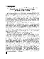 Khó khăn trong công tác thực hành quyền công tố và kiểm sát việc tiếp nhận, giải quyết tố giác, tin báo về tội phạm đất đai