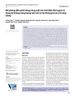 Mô phỏng điều phối dòng công suất cho lưới điện Microgrid sử dụng hệ thống năng lượng mặt trời và hệ thống pin lưu trữ năng lượng